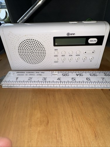 Dab personal radio - on,