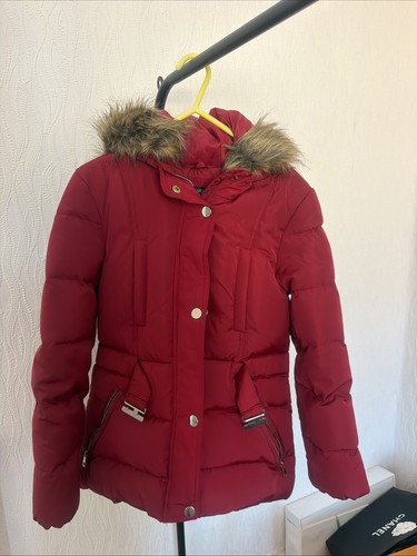 Zara red puff jacket 12 - red,