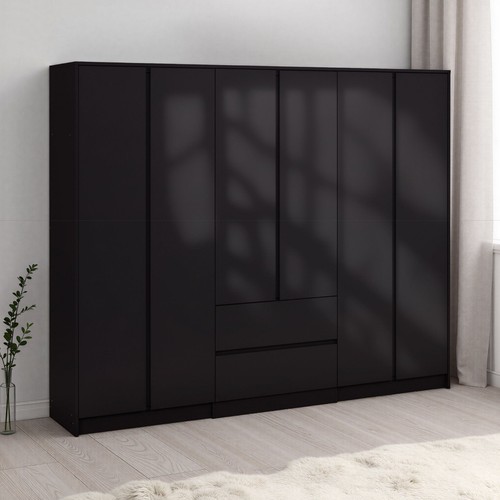 Large door wardrobe with 2 - 6,