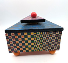 Folk Art Hand Painted Wooden