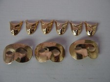 Gold Coloured Theatrical Masks for Use With Fimo Modelling Clay