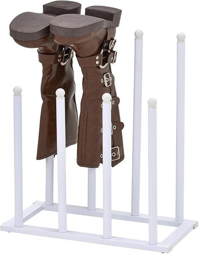 Pair metal welly boot stand - metal,