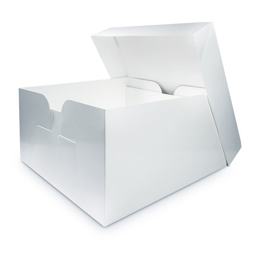 Cake box white inch - box,