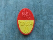 Cycles Bicycle badge BSA plastic advert advertising 1960s cycling promotion