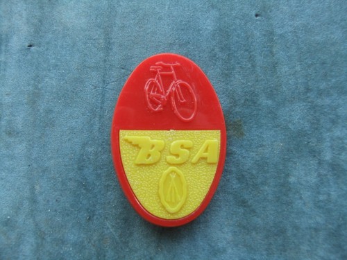 Bsa bicycle badge cycle advert - bicycle,