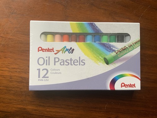 Pentel oil pastels box 12 - oil, of