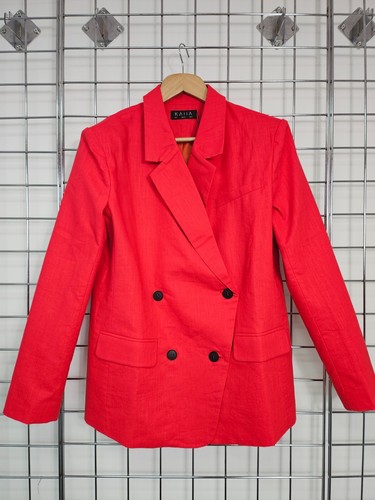 Ladies red linen - ladies,