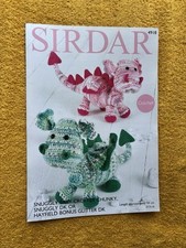 Sirdar Snuggly Crofter  Chunky Yarn / Dk Dragons Toy Crochet Pattern 4918