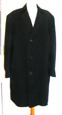 Vintage 1950s overcoat navy