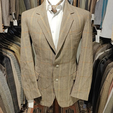 Vintage Mens 44R Russell MAGEE Tweed Suit Jacket Harris Style Hacking