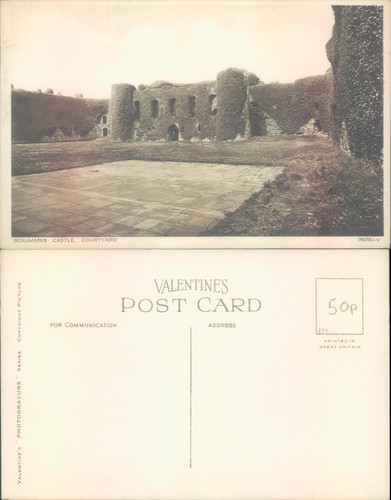 Beaumaris castle courtyard - beaumaris,