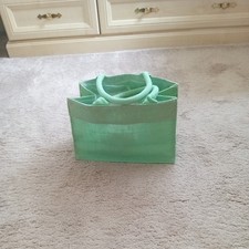 Green Jute Bag 29 X 20 cms  new