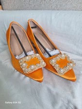 Orange Womens Night Out Satin