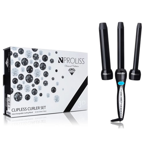Digital ceramic curling - 3-in-1,