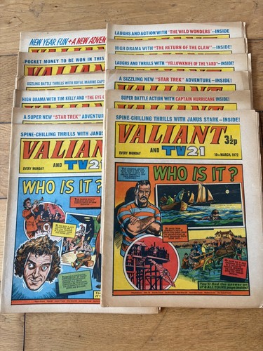 Valiant and tv21 comics - x,
