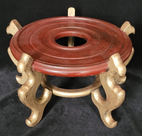 Vintage chinese wooden painted - vintage,
