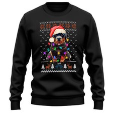 Rottweiler Christmas Sweater Sweatshirt Dog Owner Men and Women Jumper Santa ...