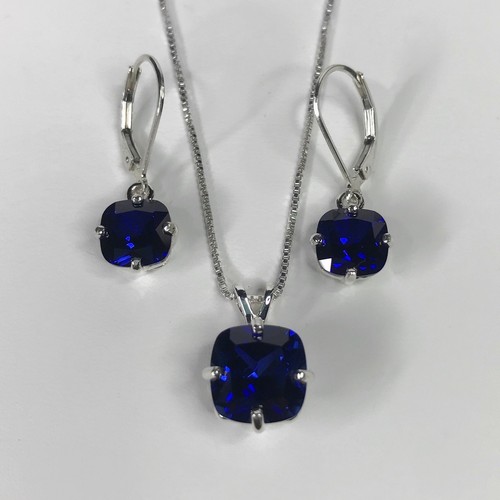 5ct simulated blue sapphire - 3.5ct,