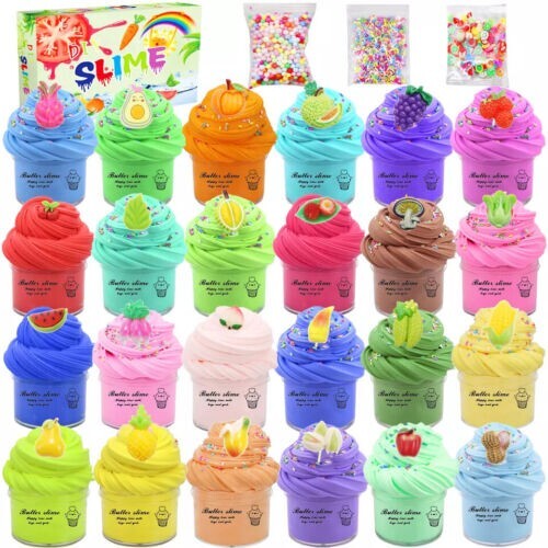 Slime set fluffy soft - set,