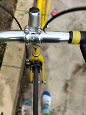 retro road bike steel frame khs yellow excellent condition vintage 