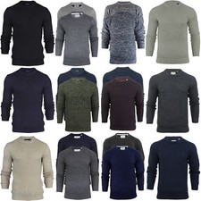 BRAVE SOUL MENS JUMPERS CREW