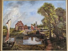 Original oil painting signed