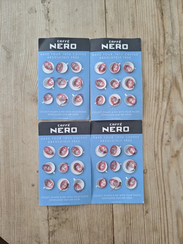 Caffe nero coffee cards x35 - caffe,