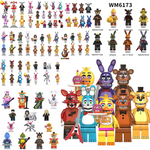 Fnaf custom lego minifigures - fnaf,