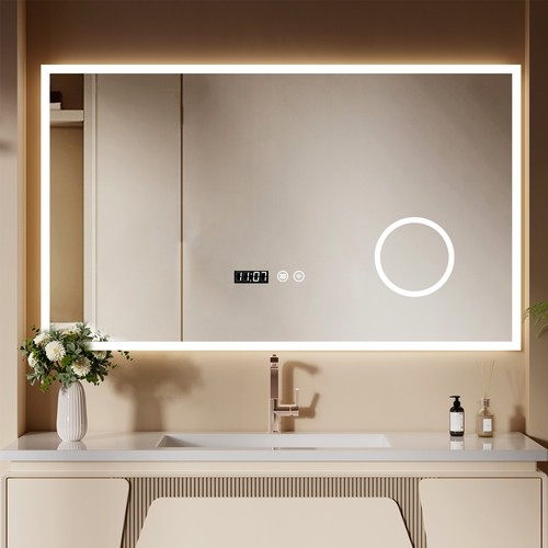 Led bathroom mirror touch - led, w/