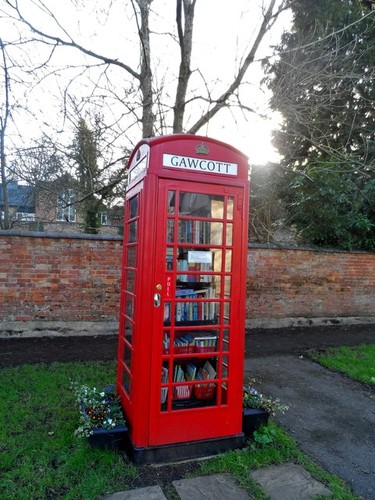 Photo telephone box used as - photo,