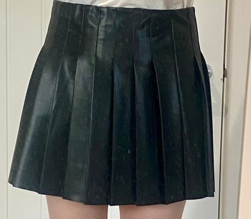 Black faux leather - black, faux-leather
