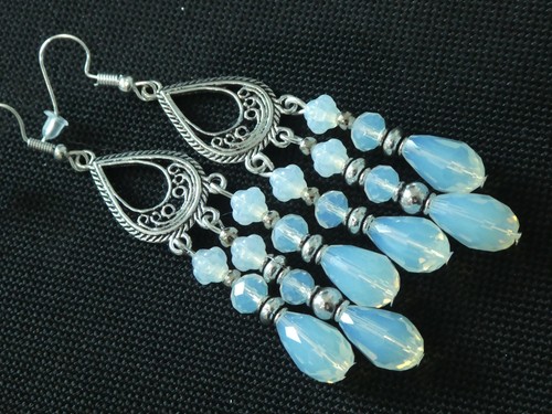 Vintage look opalite crystal - look,