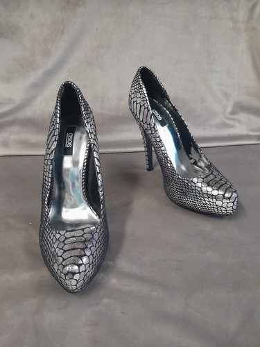 Silver and black - shoes,, killer