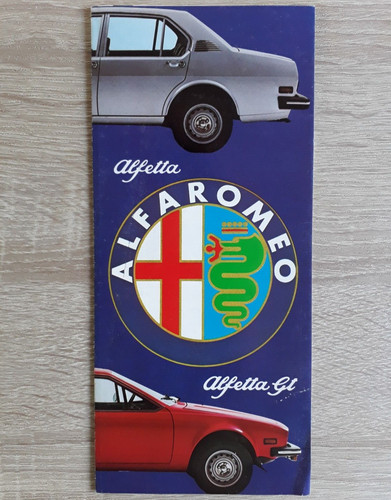 Alfa romeo alfetta brochure - romeo,
