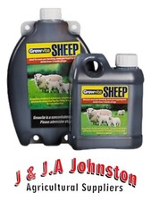 GROWVITE Sheep/lamb Drench Chelated minerals, Vitamins & Trace Elements 1&2.5ltr