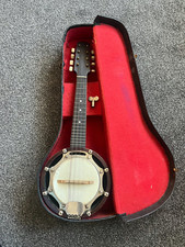 Antique Vintage Banjo Mandolin with case Windsor ??