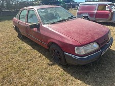 Red Ford Sierra MK2 2.3 Diesel 5 Speed Manual for Spares