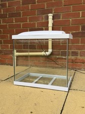 Superfish 50 Litre White Fish Tank with LED Lighting