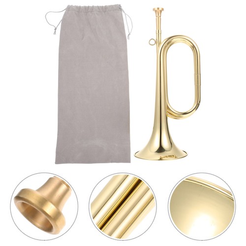 Set brass golden trumpet - set,