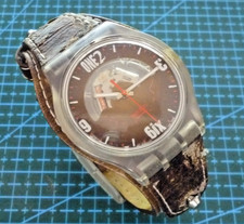 RARE SWATCH JELLY IN JELLY SUJK141 WATCH QUARTZ ORIGINAL BAND WORKING