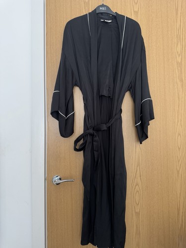 Autograph black satin - m&s, long