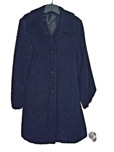 Vintage black faux - black,