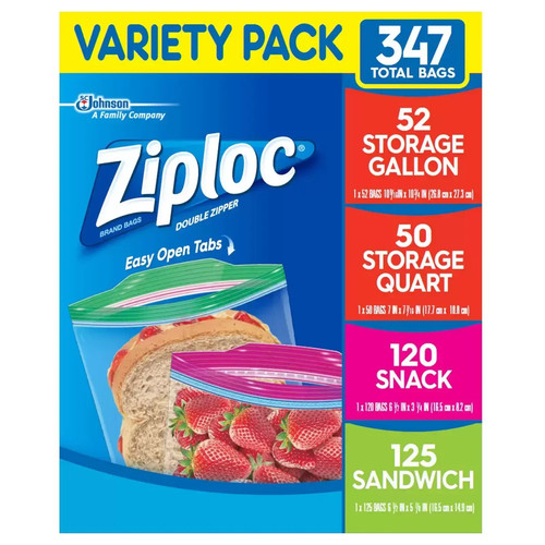 Ziploc freezer variety - freezer, bags