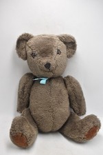 Vintage 1980s Grey Plush Teddy