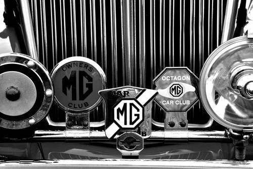 Classic sports car front - classic,