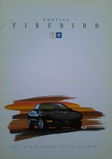 German text PONTIAC FIREBIRD COUPE / TRANS AM car sales brochure prospekt - RARE