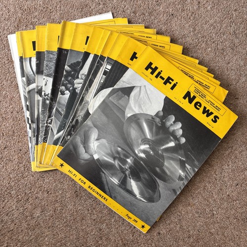 News magazine job lot - hi-fi,