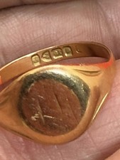 Antique 18ct 18k solid - antique, yellow