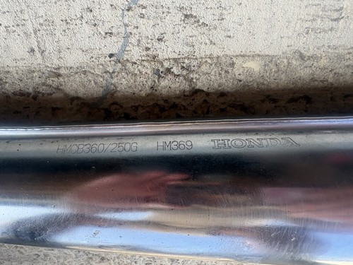 Hm369 exhaust muffler left - muffler,