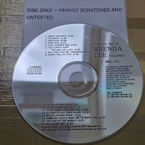 Brenda lee the very - very, best